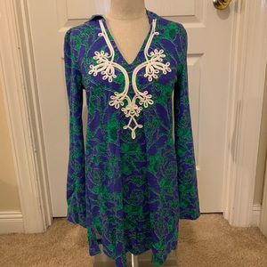 Lilly Pulitzer Hooded Tunic / beach cover-up
